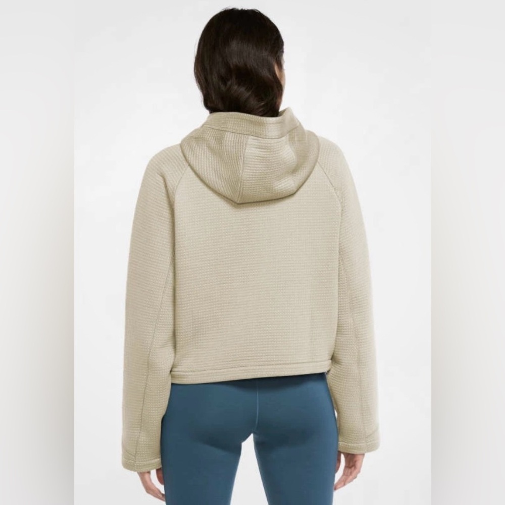 Nike Women’s Sportswear Tech Fleece Engineered Full-Zip Hoodie in Oatmeal Sz XL - Picture 2 of 11